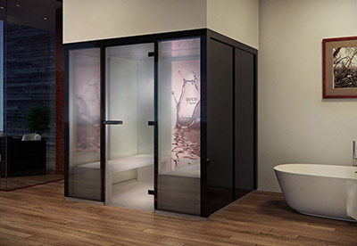 Prefabricated steam room